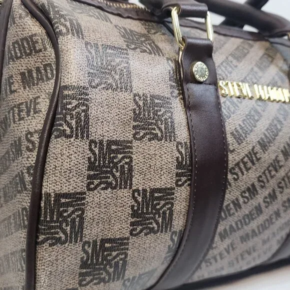 Steve Madden Tan/Brown Satchel Handbag - Picture 3 of 12